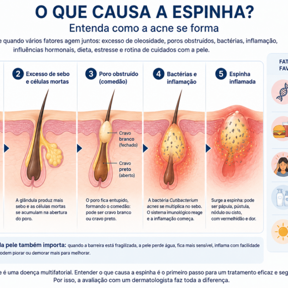 O que causa a espinha? O que causa a espinha?