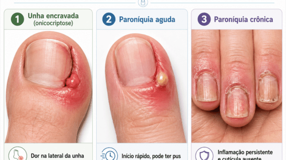 Unha inflamada: principais causas, como diferenciar e como tratar Unha inflamada: principais causas, como diferenciar e como tratar