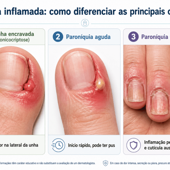Unha inflamada: principais causas, como diferenciar e como tratar