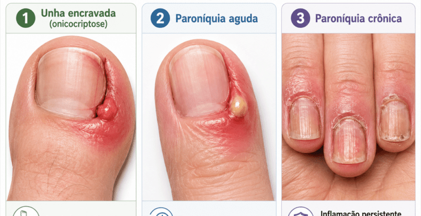Unha inflamada: principais causas, como diferenciar e como tratar Unha inflamada: principais causas, como diferenciar e como tratar