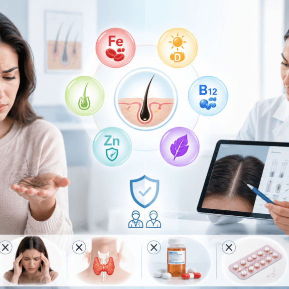 Queda de cabelo e vitaminas: qual vitamina tomar e quando investigar